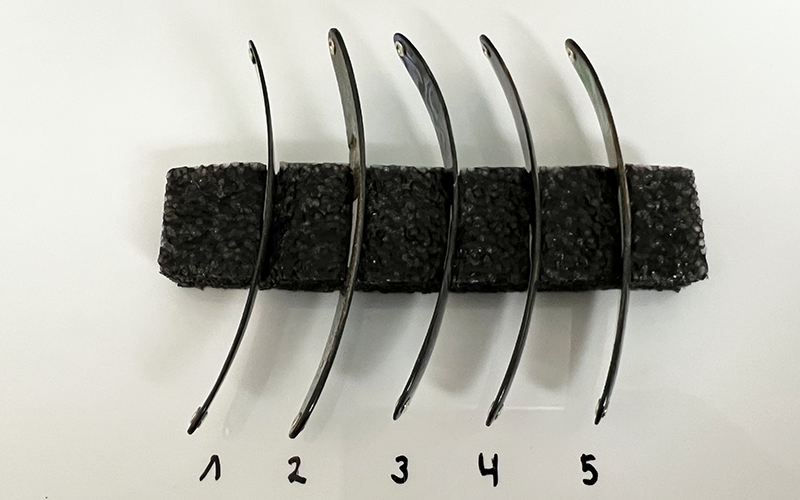 Paua Premium Perlmutt-Spange 11cm