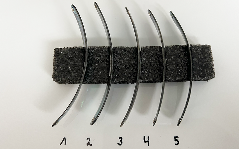 Paua Premium Perlmutt-Spange 11cm