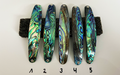 Paua Premium Perlmutt-Spange 11cm