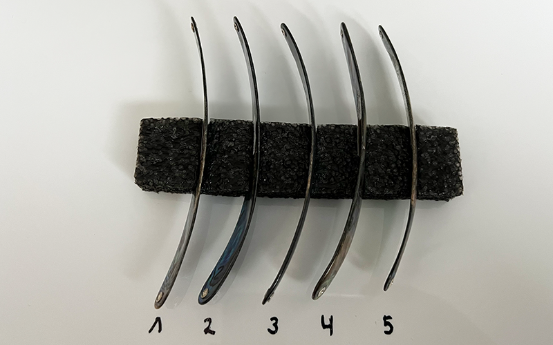 Paua Premium Perlmutt-Spange 13cm