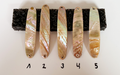 Rainbow Color Premium Perlmutt-Spange 8cm