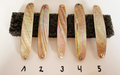 Rainbow Premium Perlmutt-Spange 8cm