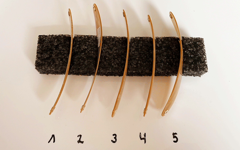 Rainbow Premium Perlmutt-Spange 9cm