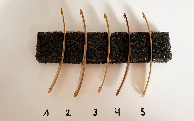 Rainbow Premium Perlmutt-Spange 9cm