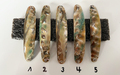 Opal Premium Perlmutt-Spange 9cm