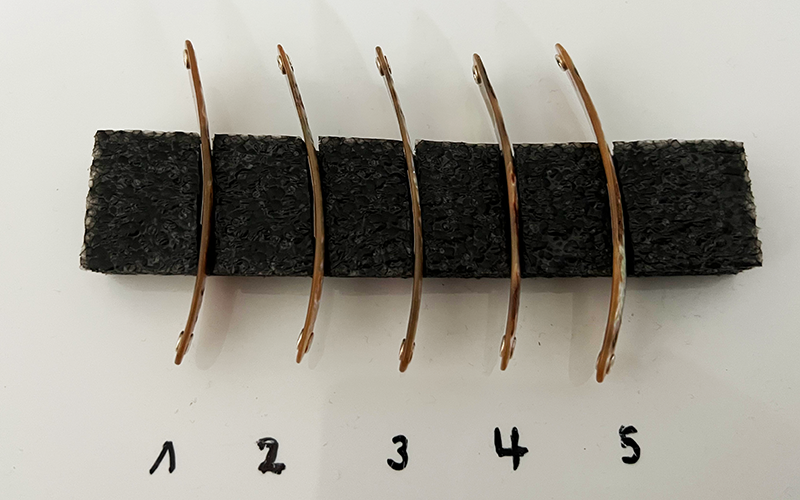 Jaspis Premium Perlmutt-Spange 7cm