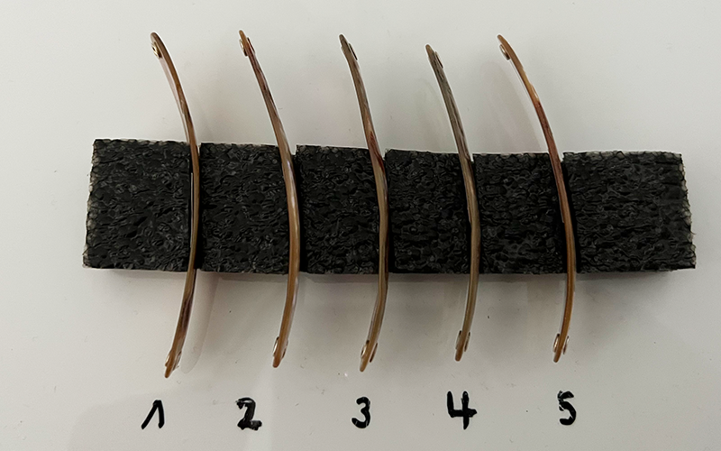 Jaspis Premium Perlmutt-Spange 8cm