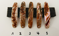 Jaspis Premium Perlmutt-Spange 8cm