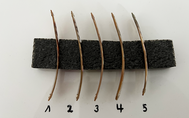 Premium Perlmutt-Spange 9cm