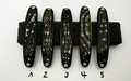 Onix mit Kruste Premium Perlmutt-Spange 9cm