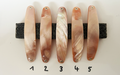 Pink Premium Perlmutt-Spange 9cm