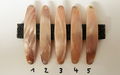 Pink Premium Perlmutt-Spange 10cm