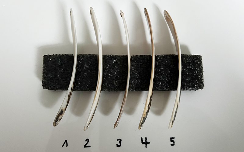 Tiger Premium Perlmutt-Spange 11cm
