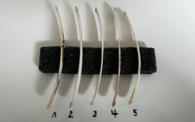 Tiger Premium Perlmutt-Spange13 cm