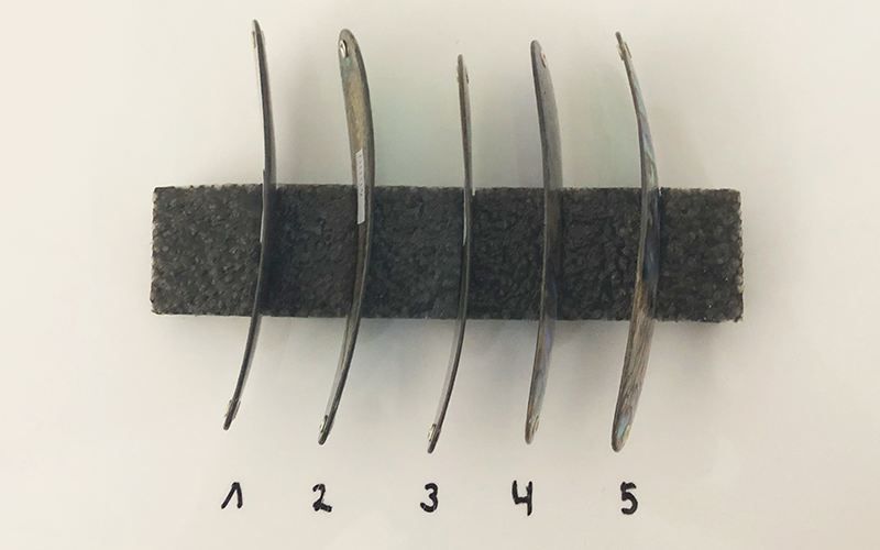 Paua Premium Perlmutt-Tropfen 10cm