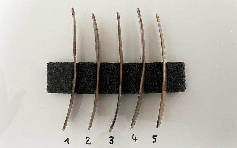 Rubin Premium Perlmutt-Tropfen 12cm