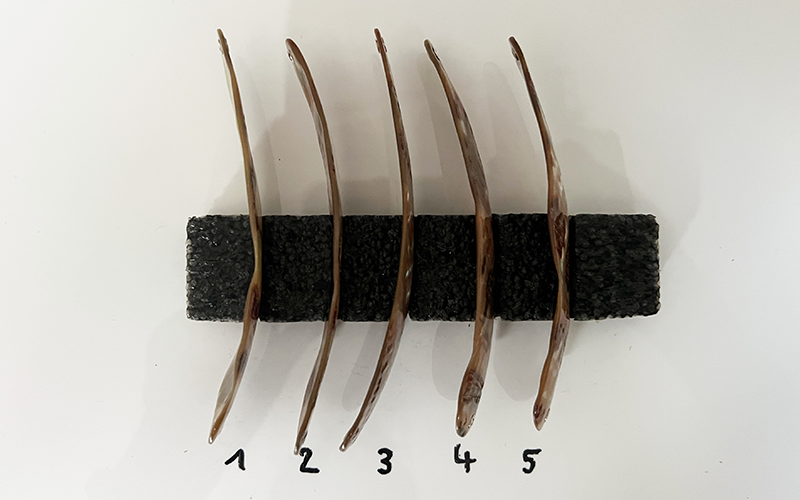 Goldfisch / Jaspis Premium Perlmutt-Tropfen 12cm