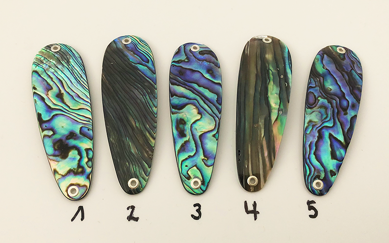 Paua Premium Perlmutt-Tropfen 8cm