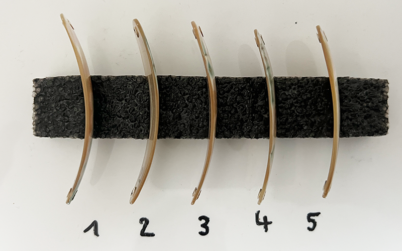 Burgus Premium Perlmutt-Tropfen 7cm