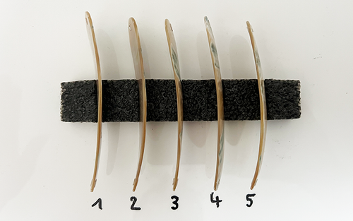 Burgus Premium Perlmutt-Tropfen 10cm