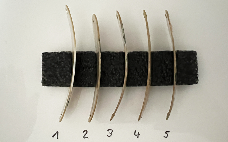 Burgus Premium Perlmutt-Tropfen 10cm