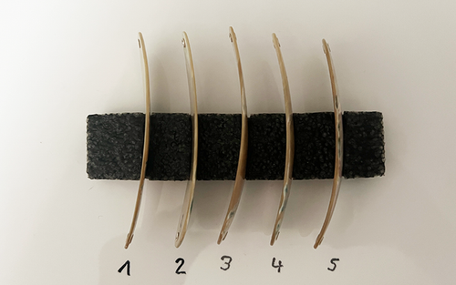 Burgus Premium Perlmutt-Tropfen 10cm