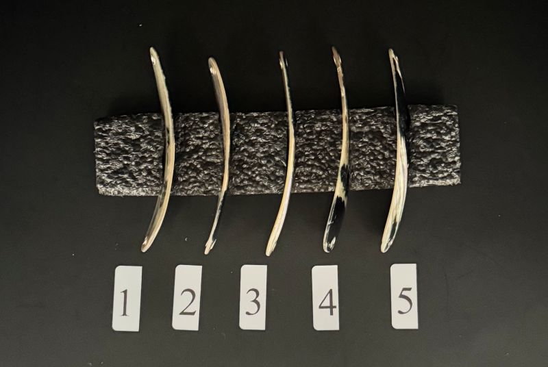 Turmalin Premium Perlmutt-Tropfen 8cm