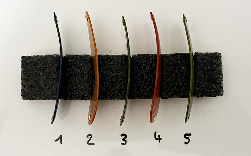 Dyed Rainbow Premium Perlmutt-Tropfen 8cm