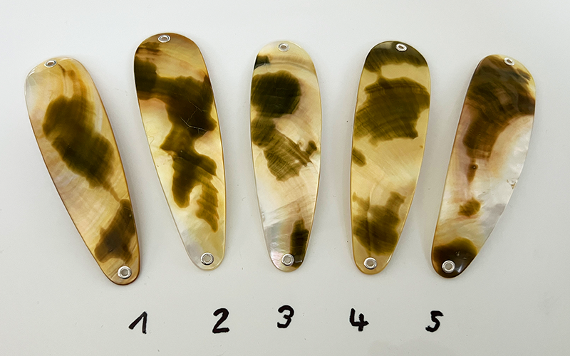 Jade Premium Perlmutt-Tropfen 10cm