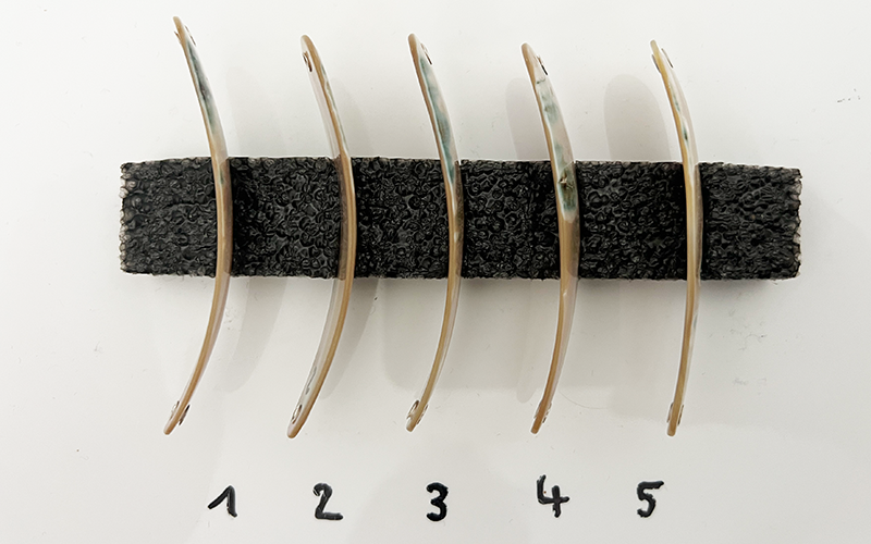 Burgus Premium Perlmutt-Tropfen 8cm