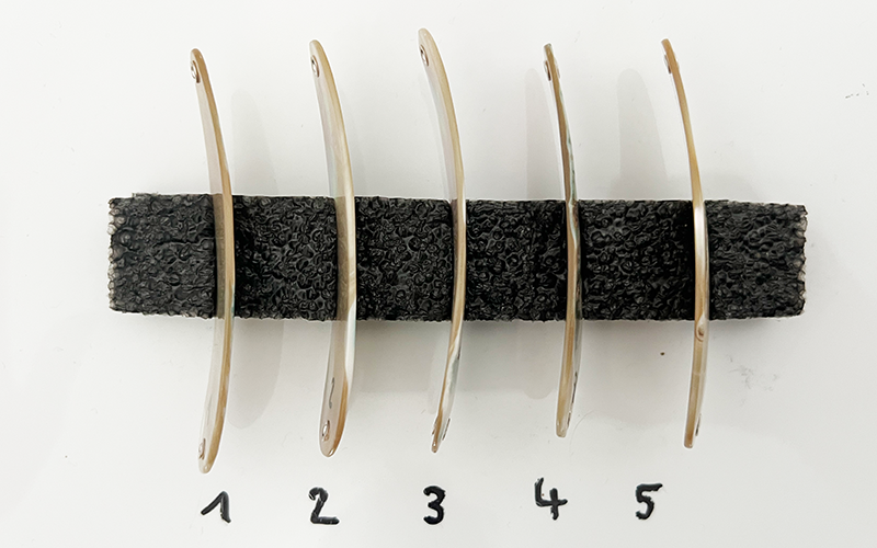 Burgus Premium Perlmutt-Tropfen 8cm