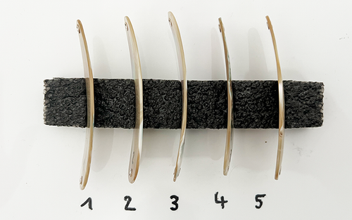 Burgus Premium Perlmutt-Tropfen 8cm