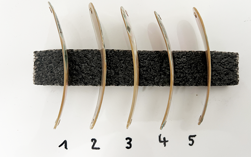 Burgus Premium Perlmutt-Tropfen 8cm