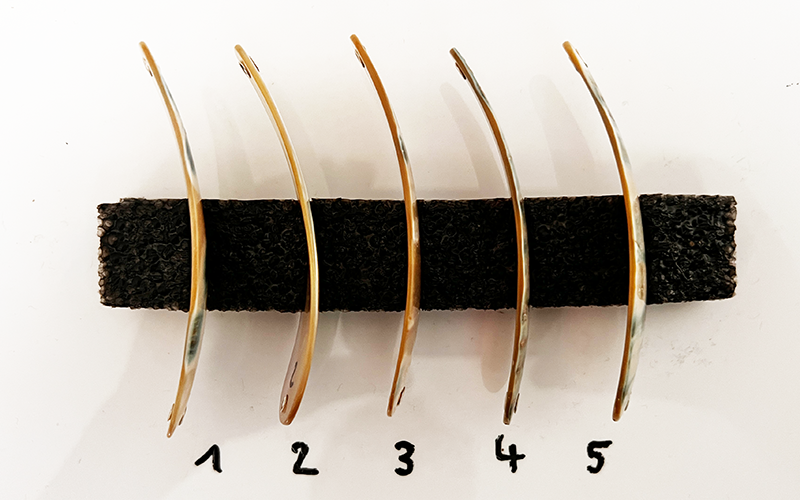 Burgus Premium Perlmutt-Tropfen 8cm