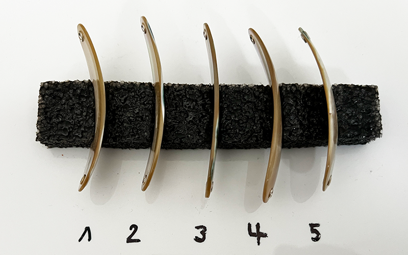 Burgus Premium Perlmutt-Tropfen 7cm