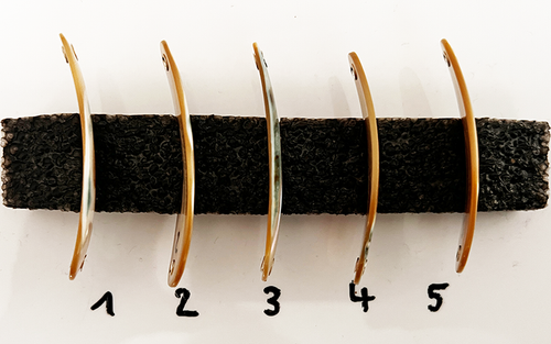 Burgus Premium Perlmutt-Tropfen 6cm
