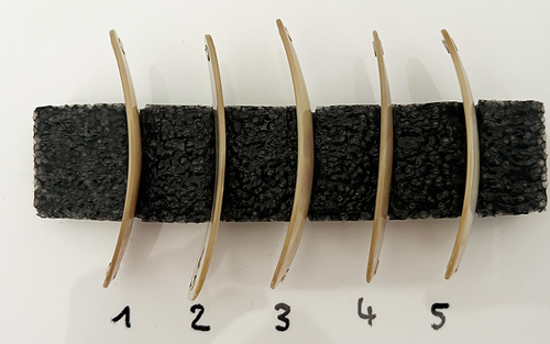 Burgus blank Premium Perlmutt-Tropfen 7cm