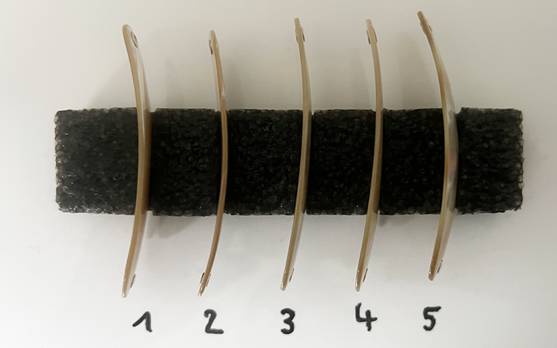 Burgus blank Premium Perlmutt-Tropfen 8cm