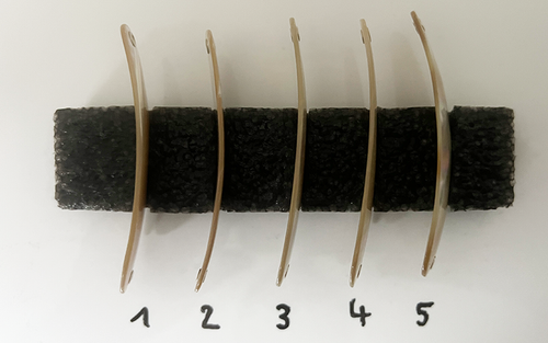 Burgus blank Premium Perlmutt-Tropfen 8cm