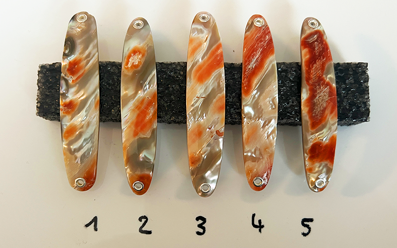 RubinPremium Perlmutt-Spange 8cm