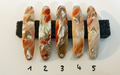 Rubin Premium Perlmutt-Spange 9cm