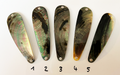 Premium Petrolin Perlmutt-Tropfen 10cm