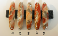 Rubin Premium Perlmutt-Spange 9cm