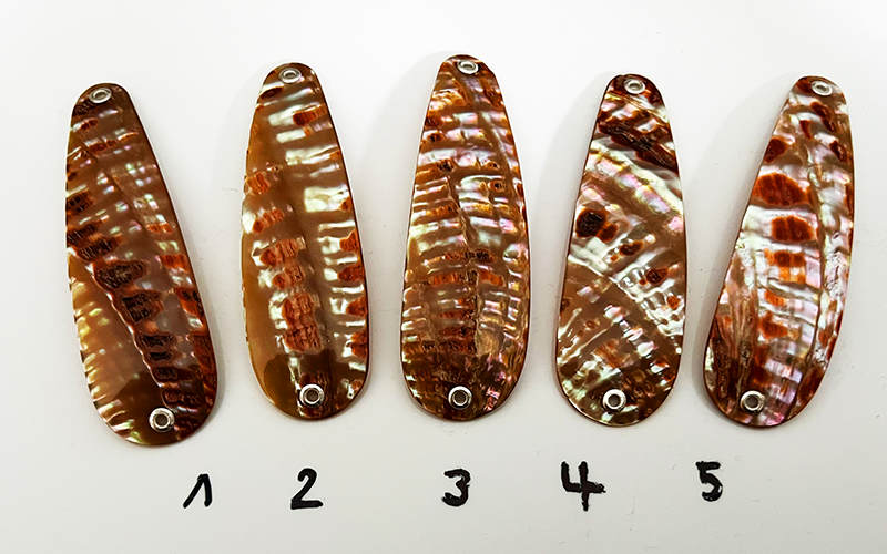 Premium Perlmutt-Tropfen 8cm