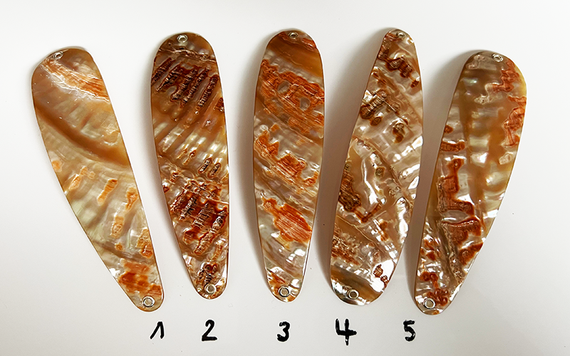 Goldfisch Premium Perlmutt-Tropfen 12cm