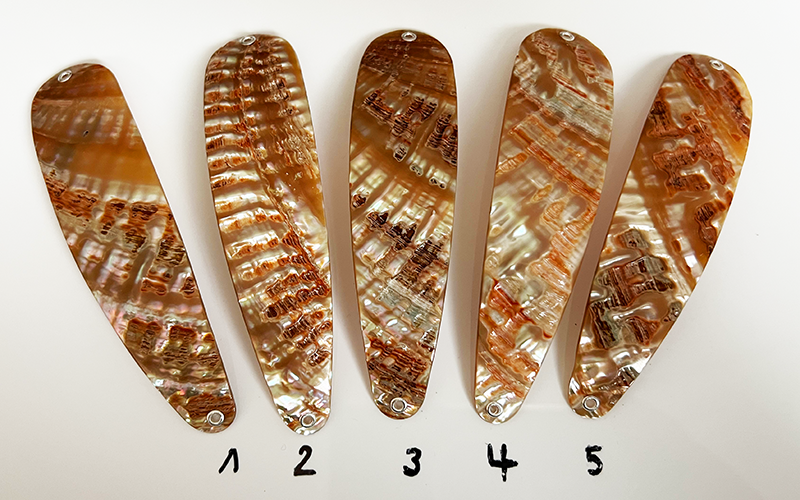 Goldfisch Premium Perlmutt-Tropfen 12cm