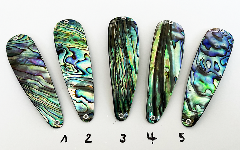 Paua Premium Perlmutt-Tropfen 10cm