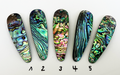 Paua Premium Perlmutt-Tropfen 10cm