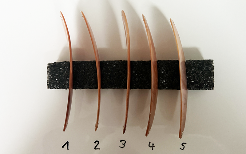 Pink Premium Perlmutt-Tropfen 10cm