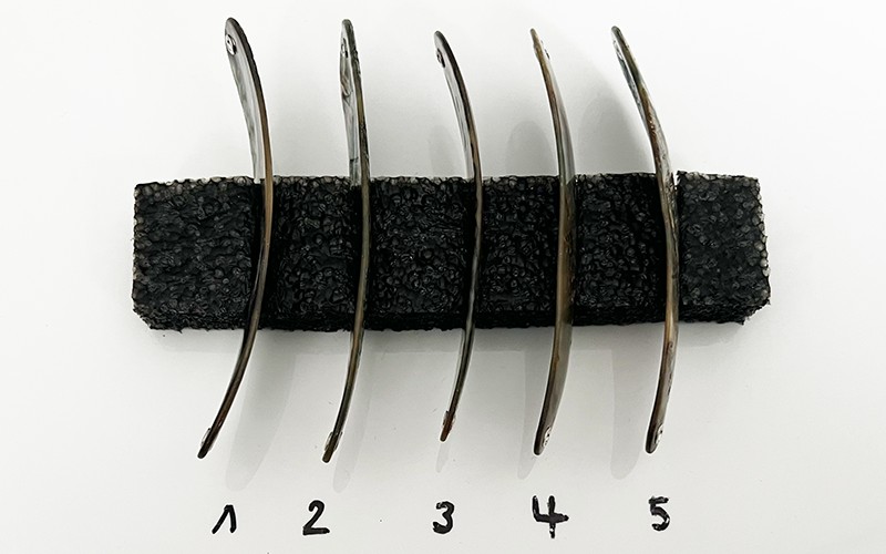 Smaragd Premium Perlmutt-Tropfen 10cm